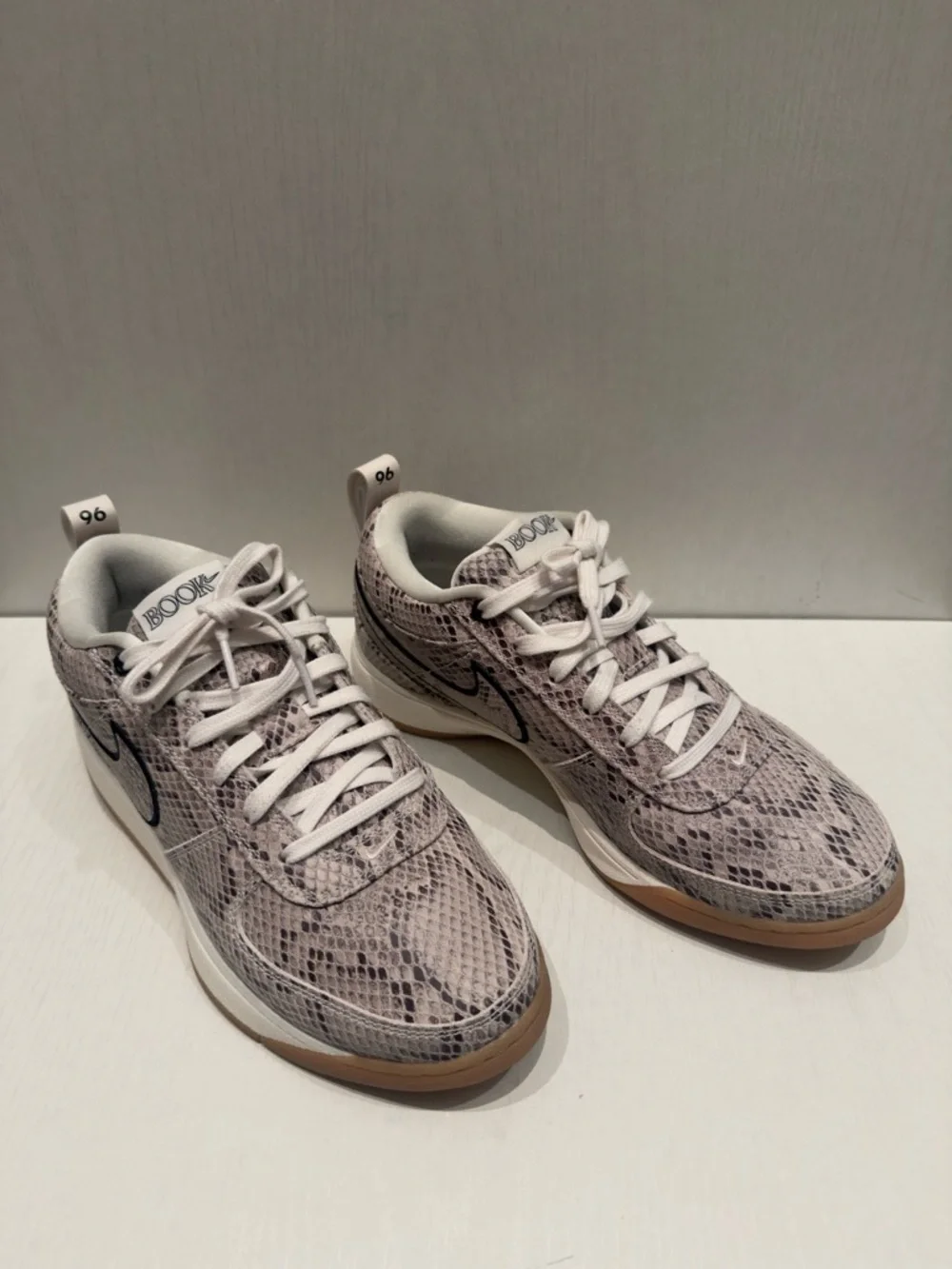 Nike Book 1 Devin Booker Snakeskin Cream/Natural Colorway Unisex M: 9 W: 10.5 - Picture 2 of 13